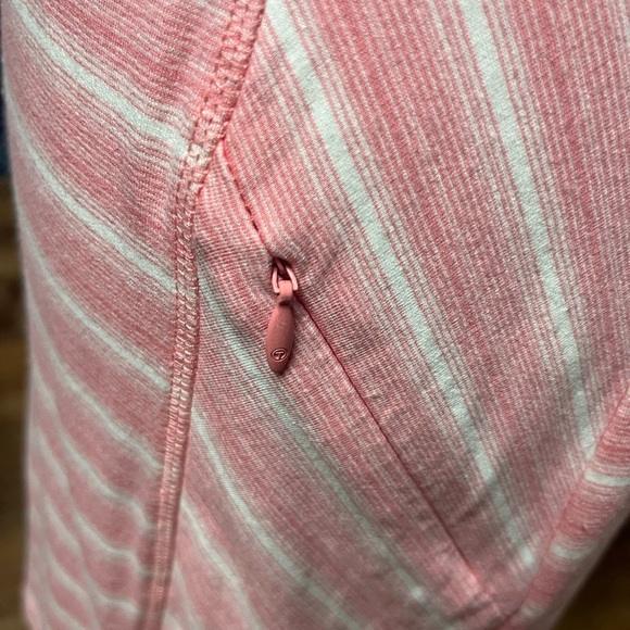 NWOT T by Talbots Pink and White Dress with Pockets - Picture 5 of 6